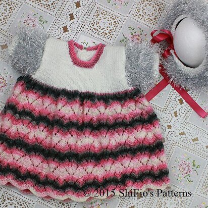 303- Sugar & Spice Dress Knitting Pattern #303