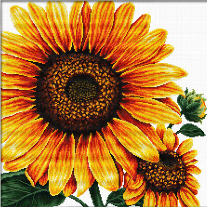 Needleart World Sunflower No-Count Cross Stitch Kit