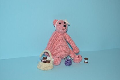 Sarah The Sewing Teddy Bear