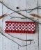 Red and White Checkerboard Headband