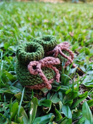 Clover Baby Booties | preemie -  24 months