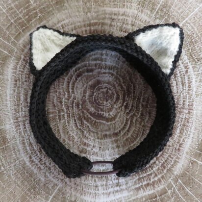 Cat Ears Headband - knitting pattern