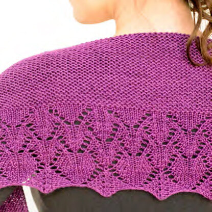 Nobadeer Crescent Scarf/Shawl in Juniper Moon Farm Findley DK - PDF