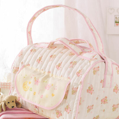 Made with Love - Pink Baby Bag in Anchor - Downloadable PDF