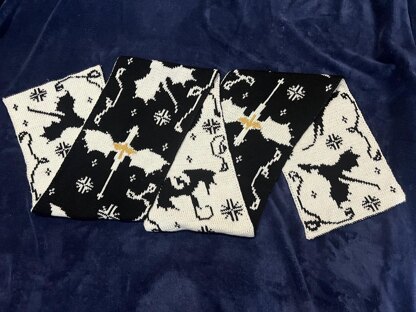 Book Dragon Scarf
