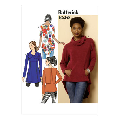 Butterick Tunika für Damen B6248 - Schnittmuster