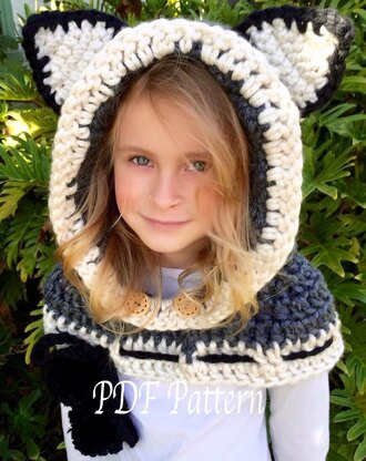 Hooded Cowl - Camille The Cat