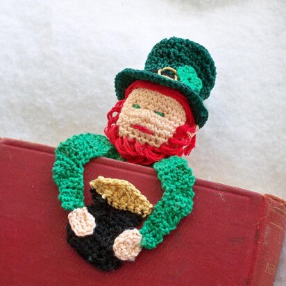 Lucky Irish Leprechaun bookmark