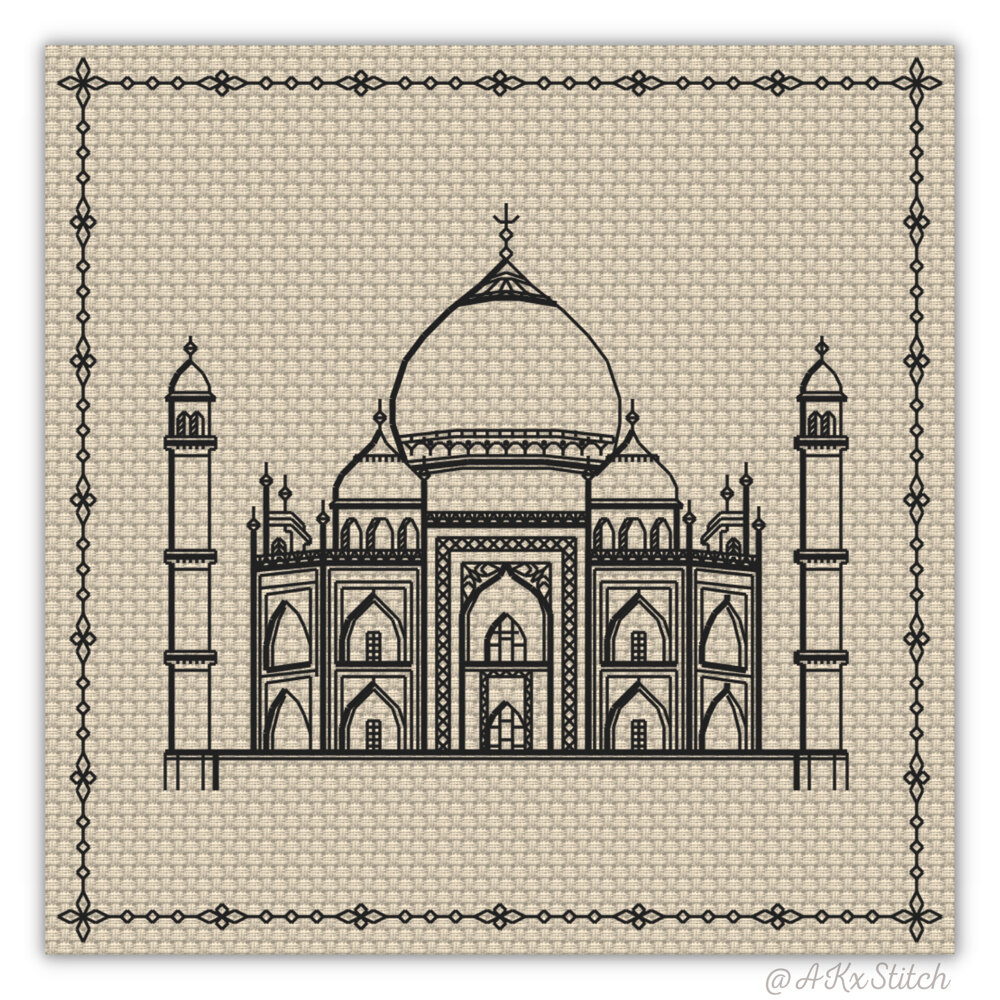 Buy Taj Mahal Drawing Online In India - Etsy India