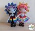 Doll crochet pattern tutorial "Mini rainbow fairy"