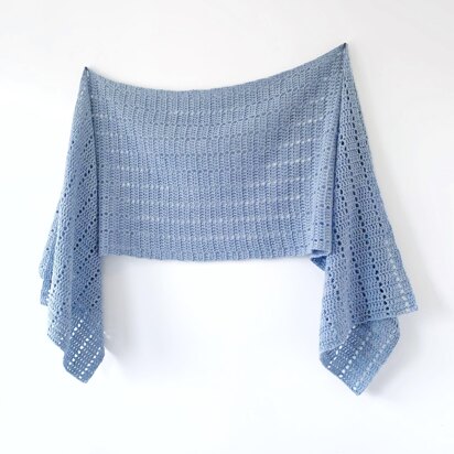 Clearwater Sideways Shawl