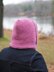 Raspberry Sorbet Knit Balaclava