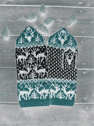 Reindeers Mittens