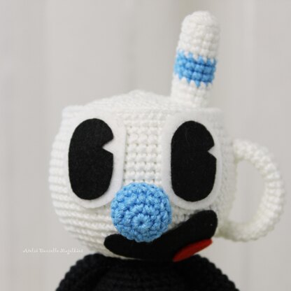 Cuphead and Mugman amigurumi pattern (big version)