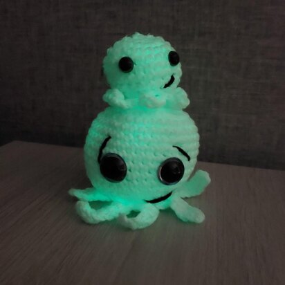 Glow in the dark octopus