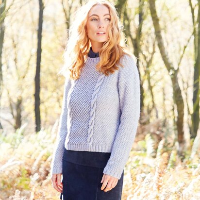 Ladies Sweater in Hayfield Bonus DK - 8285 - Downloadable PDF