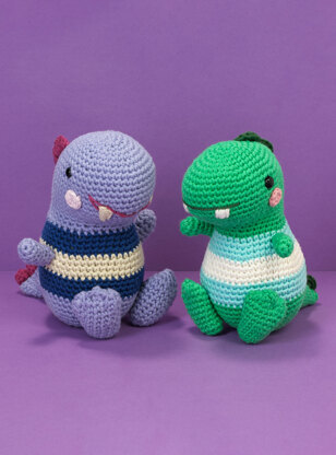 Paintbox Yarns Bernard the Dinosaur (Free)