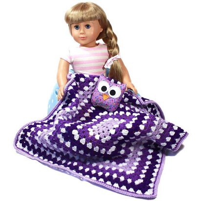 With Love from Gran Doll Blanket