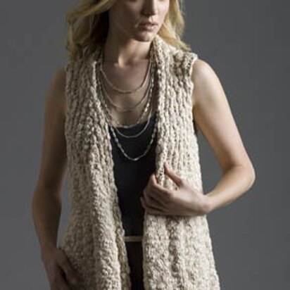 Valentine Vest in Tahki Yarns Rosa