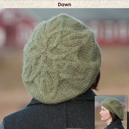 Dawn Hat in Classic Elite Yarns Montera - Downloadable PDF