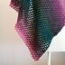 Tunisian shawl Honeycomb