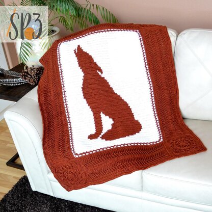 Howling Wolf Blanket