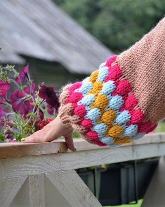 Colored Bubbles Cardigan