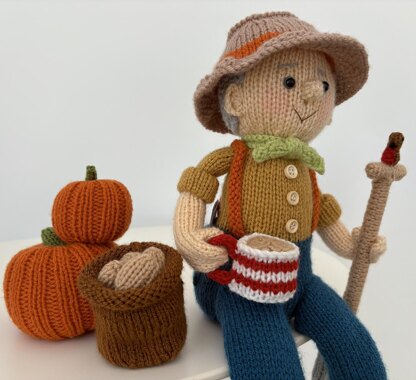 Monty on the allotment shelf