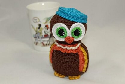 Wise Owl Crochet Amigurumi PDF Pattern