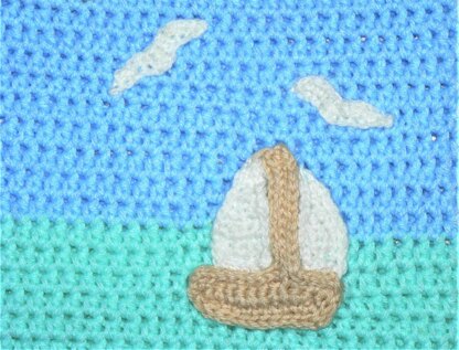 Baby Sunny Sailor Cocoon and Hat