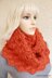 Chunky Infinity Orange Scarf