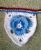 Jubilee Pansy Flower Bunting - Crochet Pattern