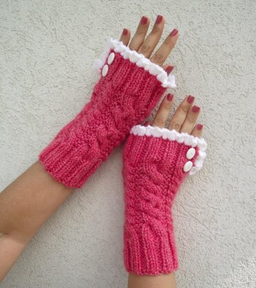 Grace and Lace Mitts Fingerless