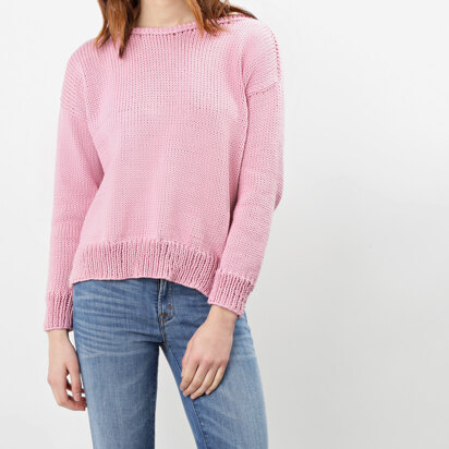 Emma Pullover aus Wool und the Gang Shiny Happy Cotton