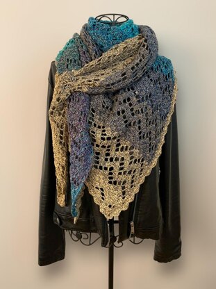 Triangular Scarf "Najade"