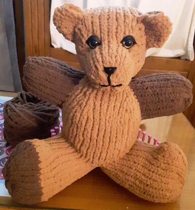 ePattern: X Loom Teddy Bear – CinDWood Looms