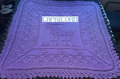 Nr. 12 Zodiac Capricorn Baby blanket