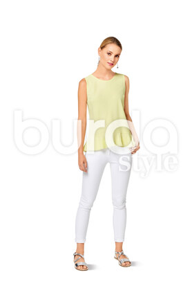 Burda Style Pattern B6501 Women's Top with Flounce