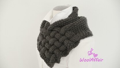 Knitting Pattern - Weave Style Scarf CHUNKY - No.111E