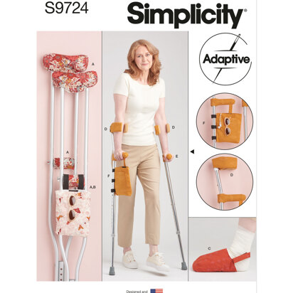 Simplicity Crutch Pads, Bag and Toe Cover S9724 - Sewing Pattern