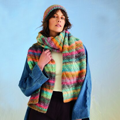 Sirdar 10710 Sea Breeze Hat & Scarf PDF