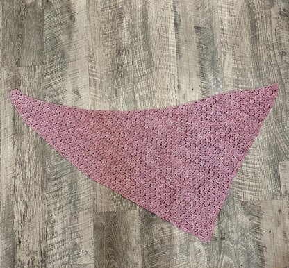 Pink Daisies Shawl