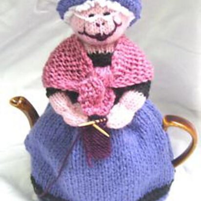 Grandma and Her Cat Tea Cosy