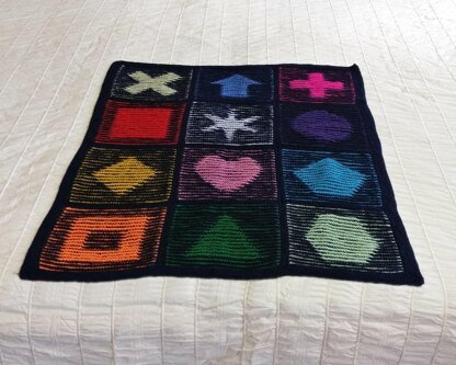 Illusion Shapes Blanket