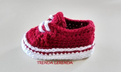 Distributie Inpakken Tijdreeksen Vans Old Skool Authentic baby booties Crochet pattern by Trenda Lerenda |  LoveCrafts