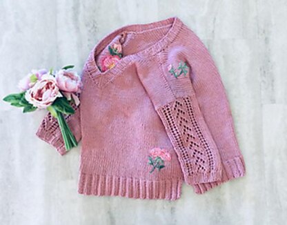 Peonies Pullover