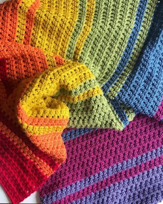 Rainbow Belt Blanket