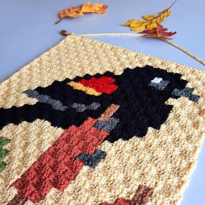 Autumn Blackbird Banner