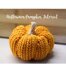 Halloween pumpkin crochet