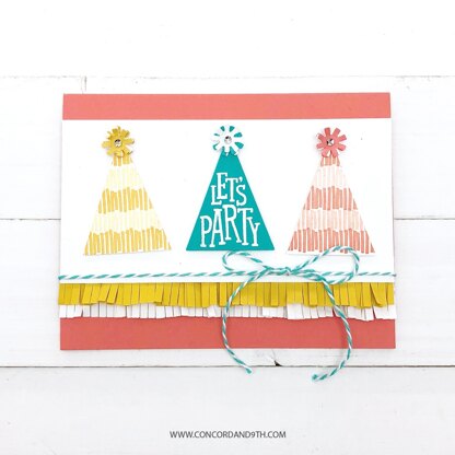 Concord & 9th Clear Stamps 4"X4" - Pinata Party